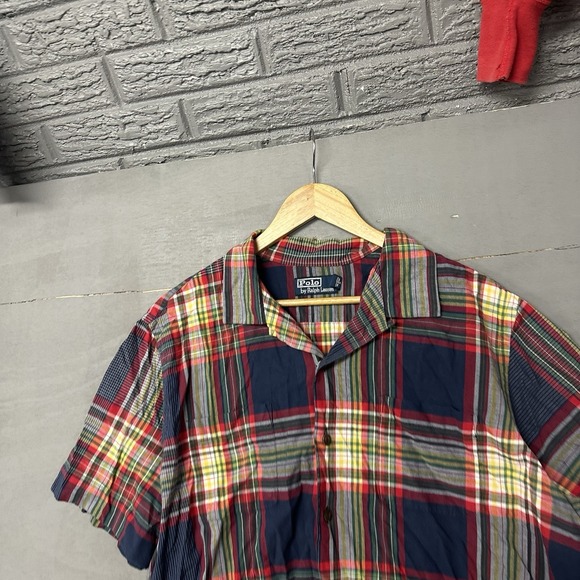 Ralph Lauren Other - Ralph Lauren Blake Button Up Shirt Men XL Plaid Blue Short Sleeve Classic